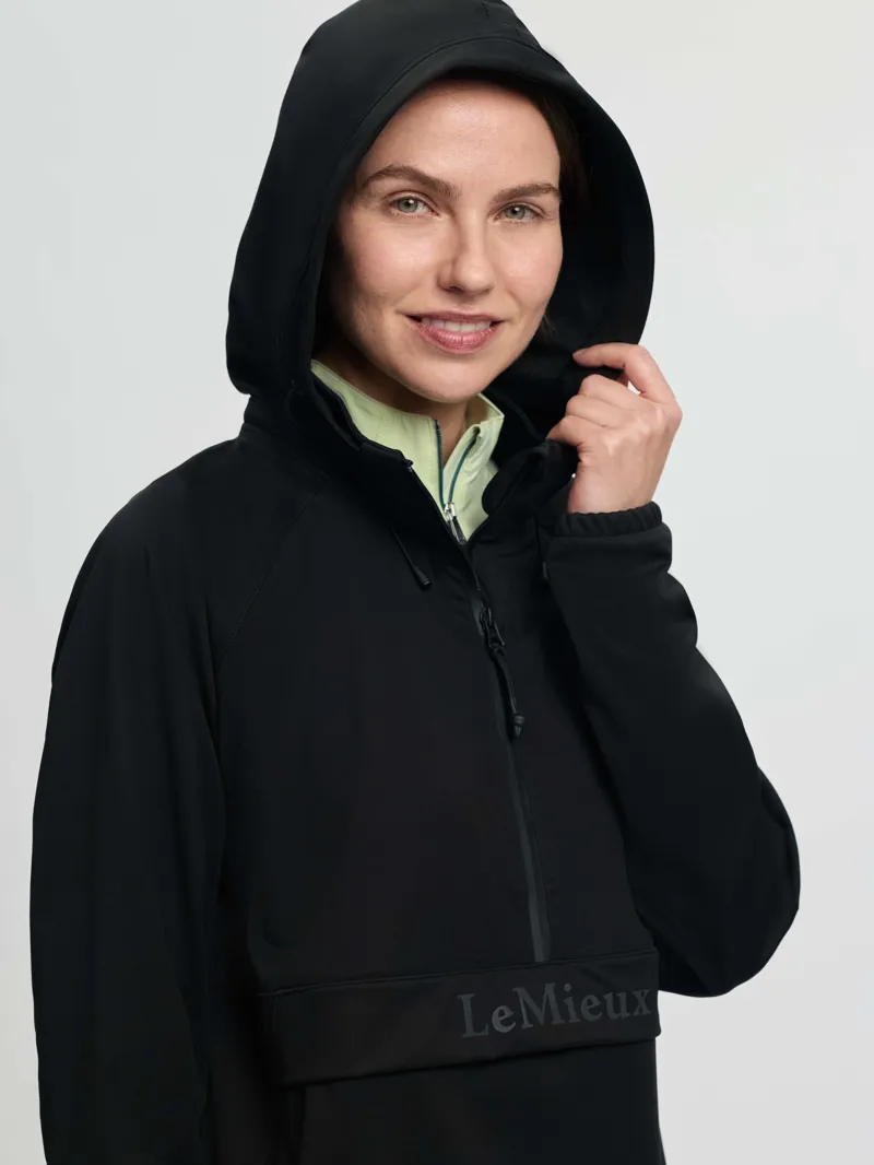 LeMieux Perri Half Zip Waterproof Jacket in Black-2