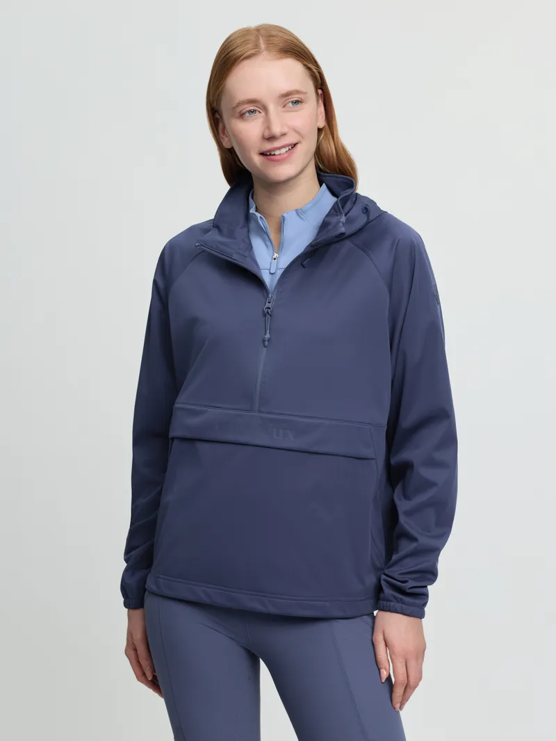 LeMieux Perri Half Zip Waterproof Jacket in Shadow-3