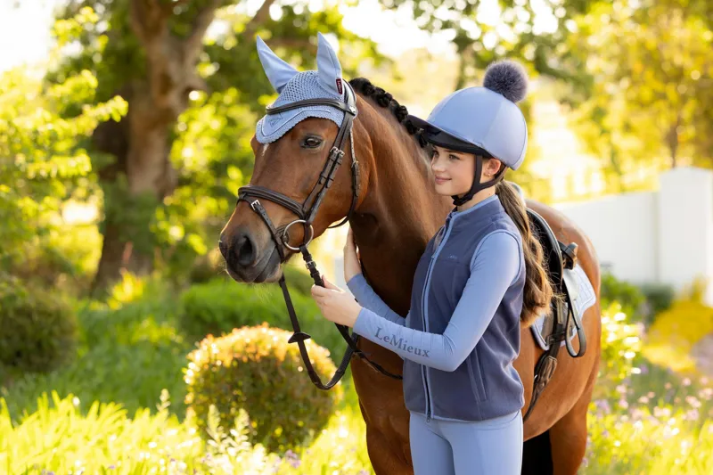 LeMieux Junior Bobbi Fleece in Shadow-5