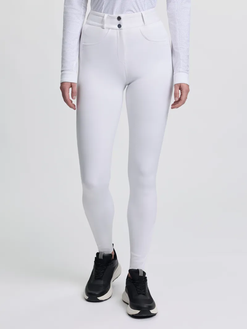 LeMieux Cami Sculpt Full Seat Breeches in White-1