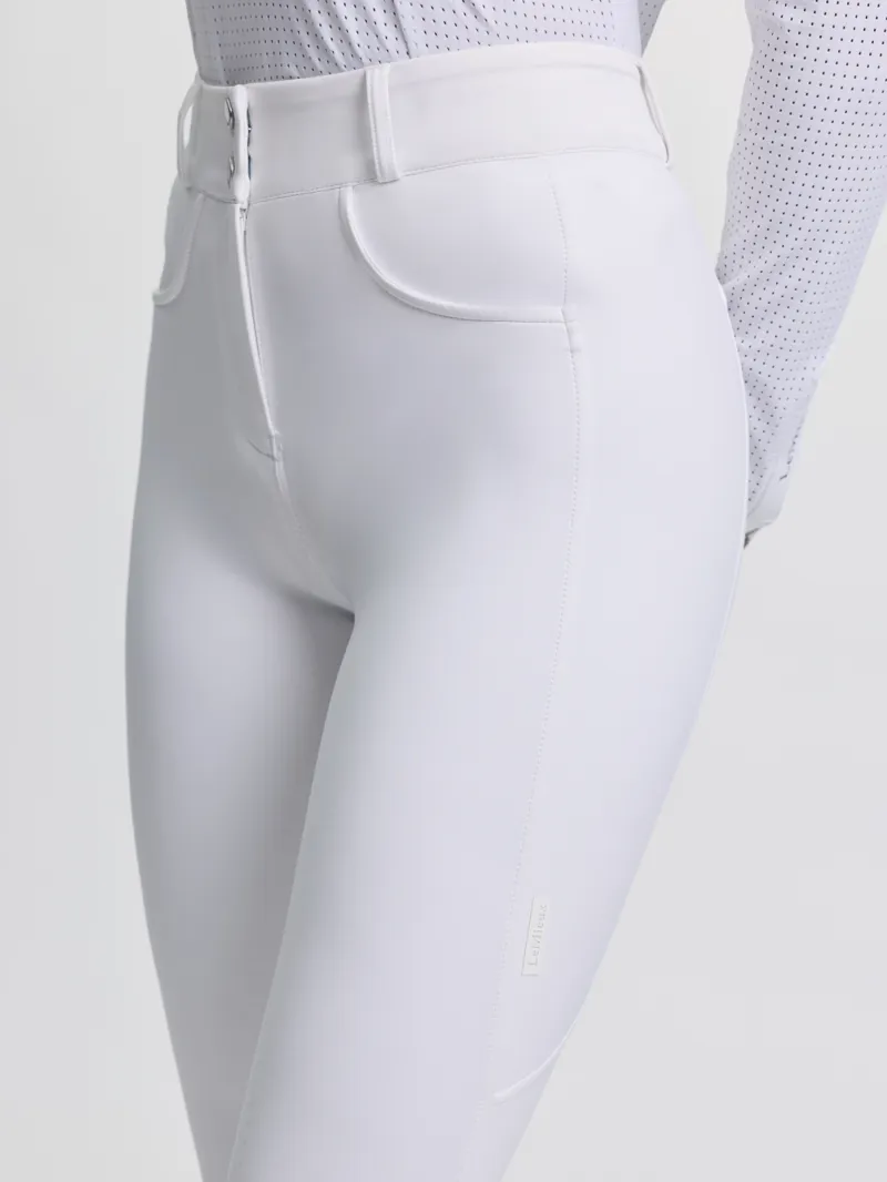 LeMieux Cami Sculpt Full Seat Breeches in White-4