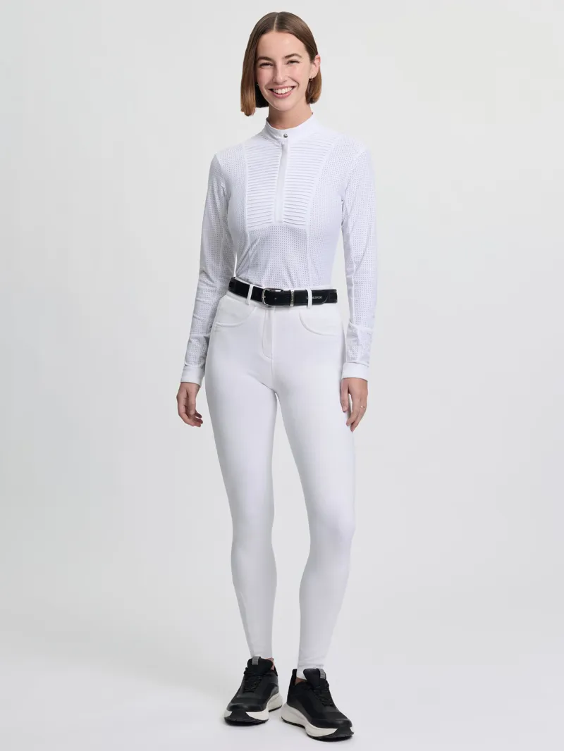 LeMieux Cami Sculpt Full Seat Breeches in White-5