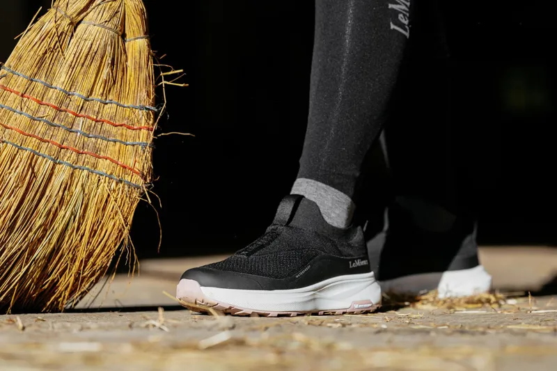 LeMieux Kanta Slip On Waterproof Trainers in Black-5