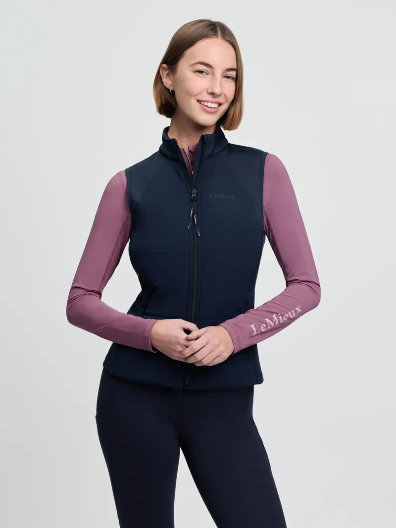 LeMieux Pamela Gilet in Navy-1
