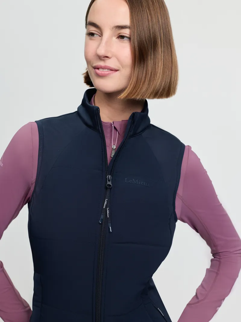 LeMieux Pamela Gilet in Navy-4