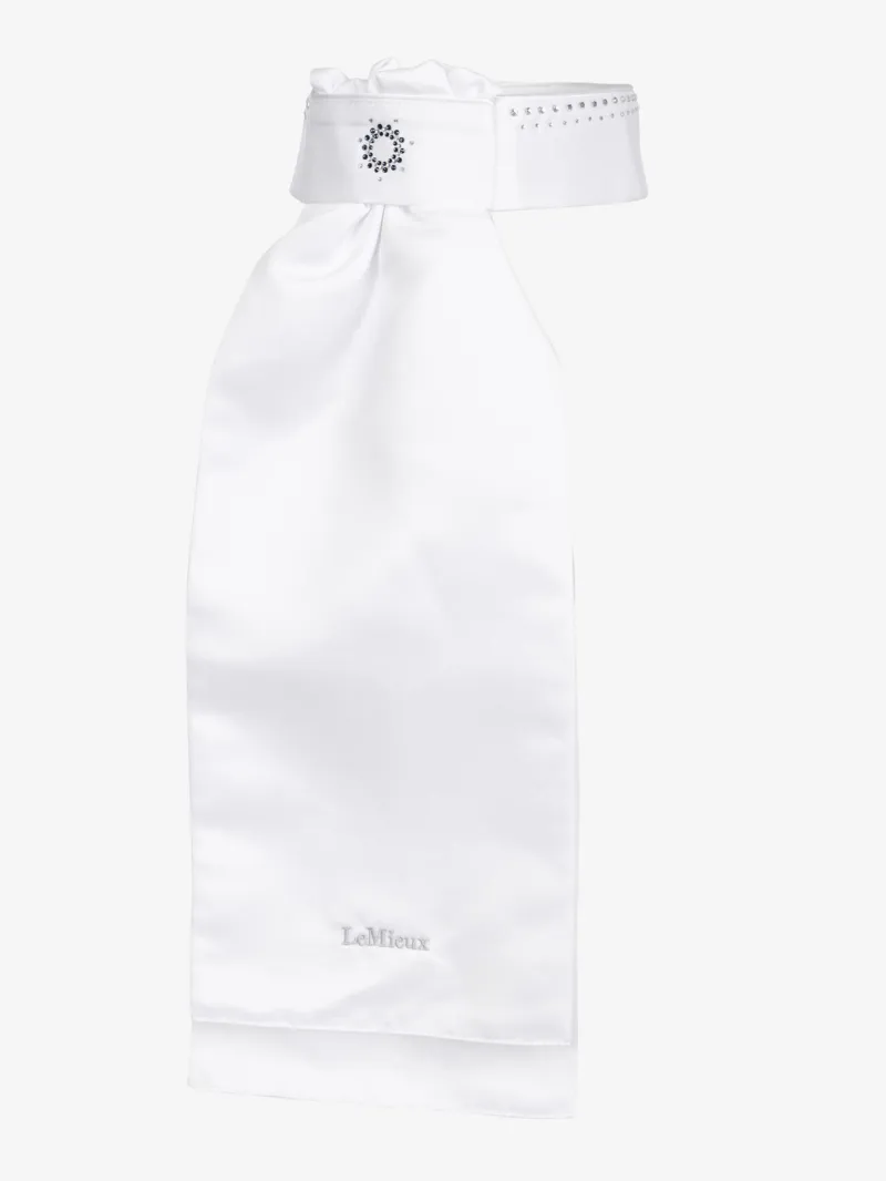 LeMieux Brilliance Stock in White/Navy
