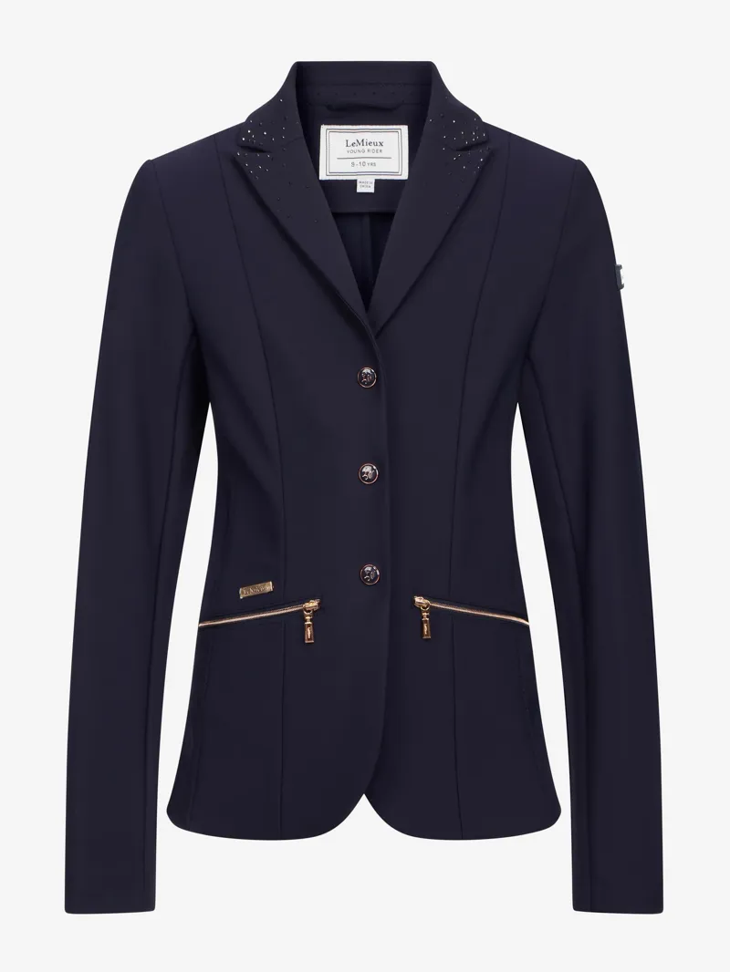 LeMieux Brilliance Junior Pro Show Jacket Navy-2