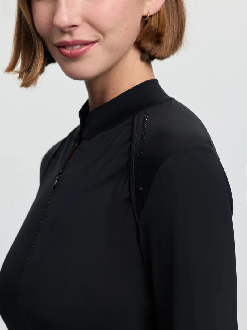 LeMieux Brilliance Heyden Lightweight Base Layer in Black-3