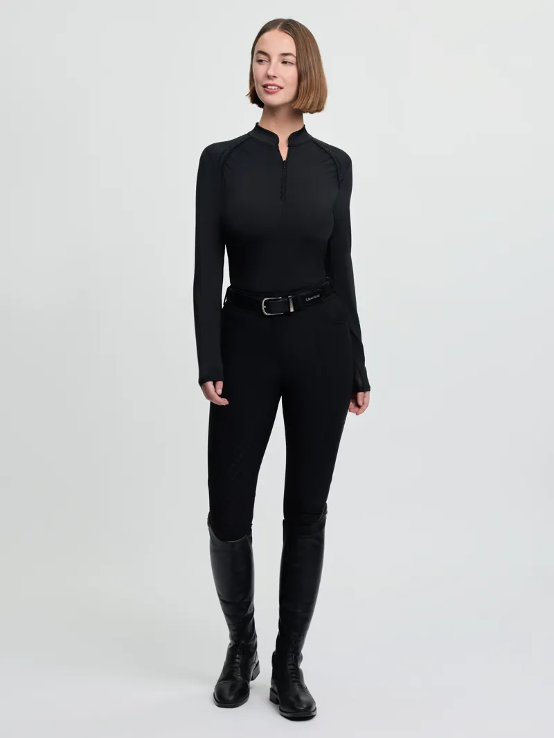 LeMieux Brilliance Heyden Lightweight Base Layer in Black-5