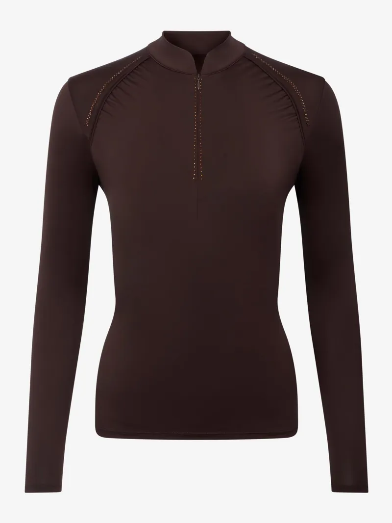 LeMieux Brilliance Heyden Lightweight Base Layer in Espresso