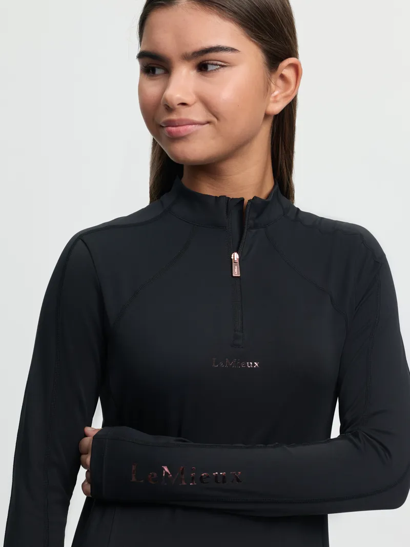  LeMieux Young Rider Sparkle Base Layer in Black-3