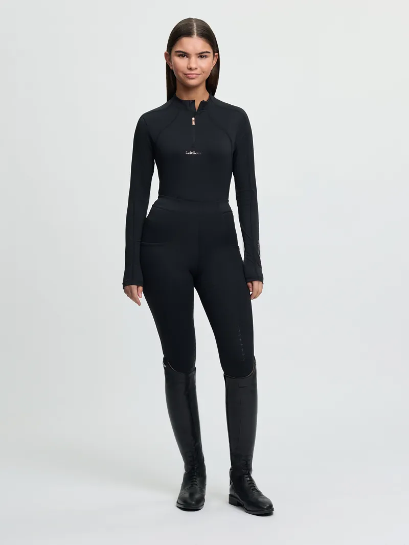  LeMieux Young Rider Sparkle Base Layer in Black-5