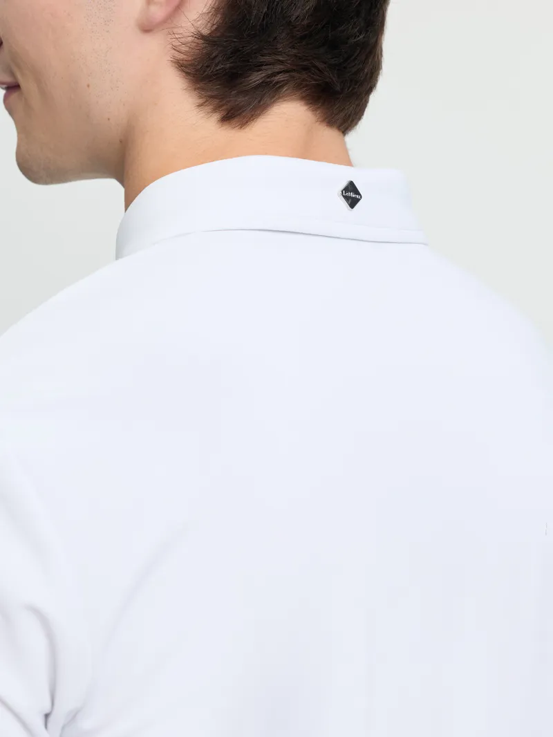 LeMieux Mens Short Sleeve Show Shirt White-2