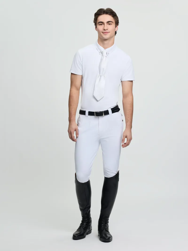 LeMieux Mens Short Sleeve Show Shirt White-5