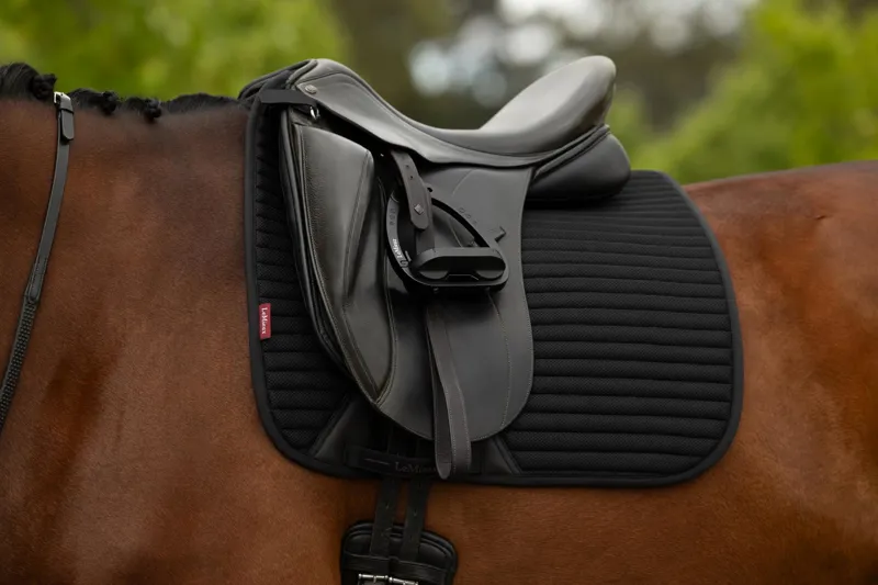 LeMieux Air-Tek Mesh Dressage Square in Black-1