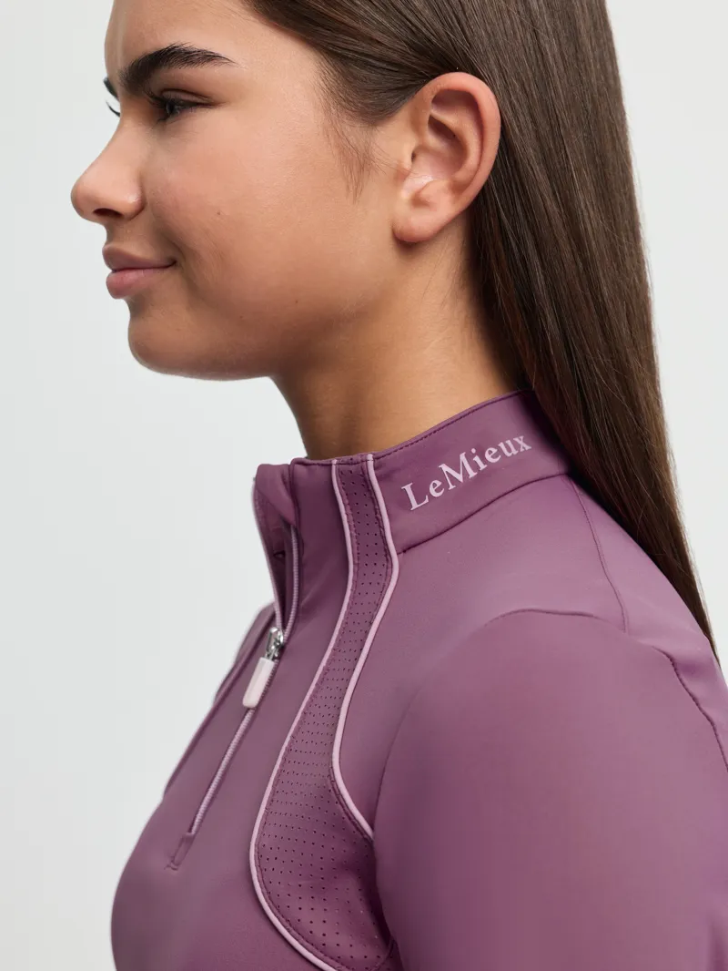 LeMieux Young Rider Airflow Base Layer in Mallow-4