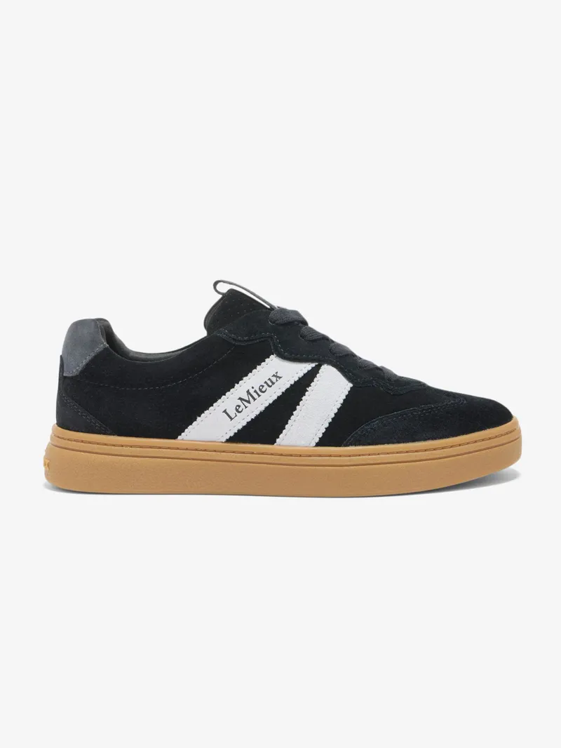 LeMieux Stockbridge Suede Lifestyle Trainers in Black