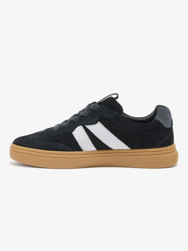 LeMieux Stockbridge Suede Lifestyle Trainers in Black-2