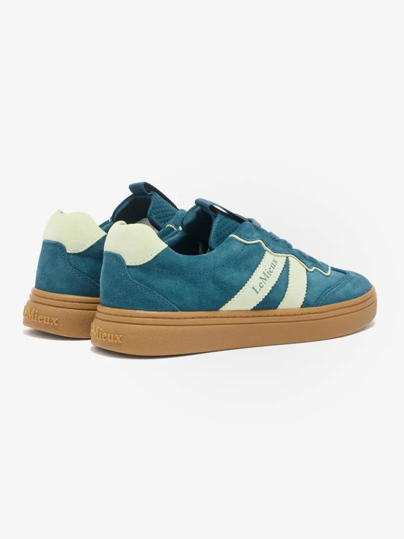 LeMieux Stockbridge Suede Lifestyle Trainers in Jungle-1