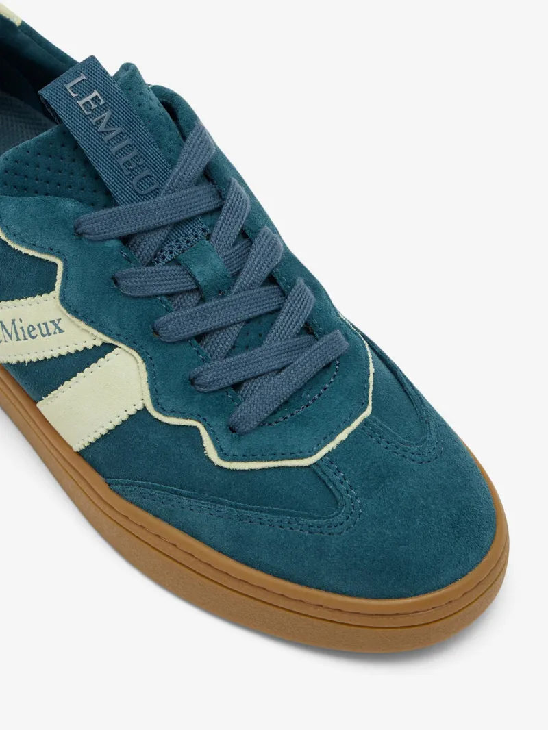 LeMieux Stockbridge Suede Lifestyle Trainers in Jungle-3