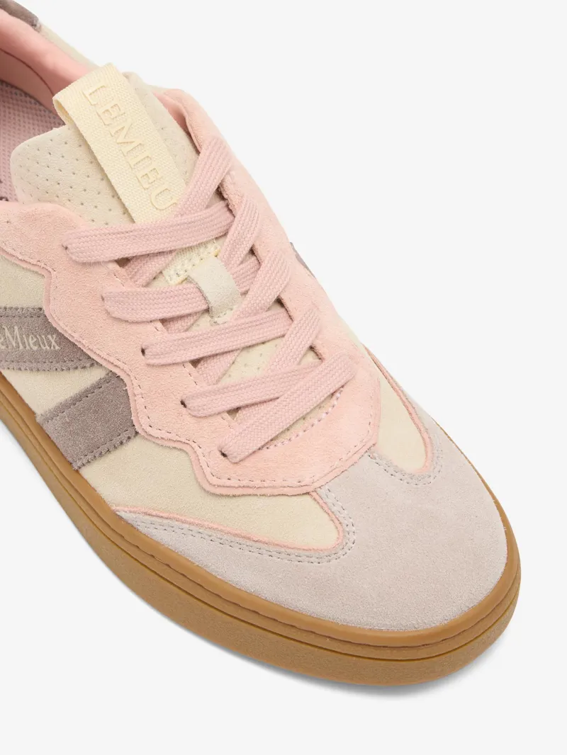 LeMieux Stockbridge Suede Lifestyle Trainers Stone-1