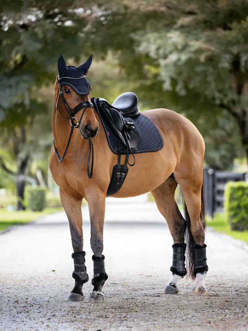  LeMieux Brilliance Dressage Square Navy-3