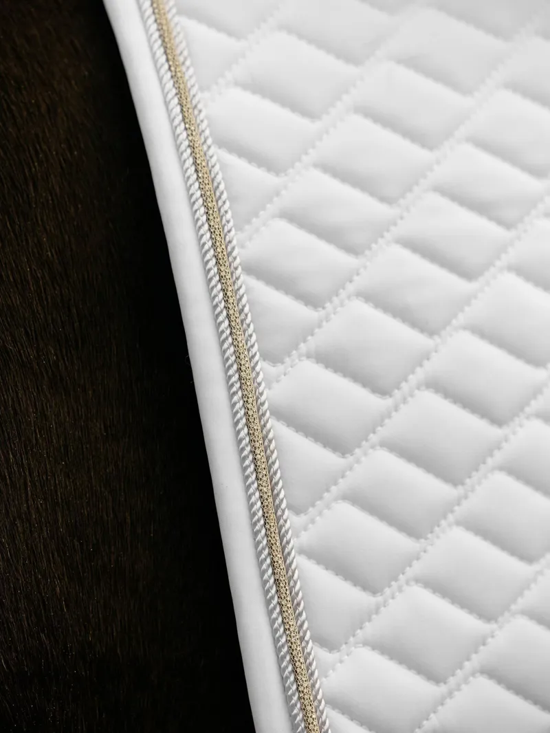 LeMieux Brilliance Dressage Square White-1