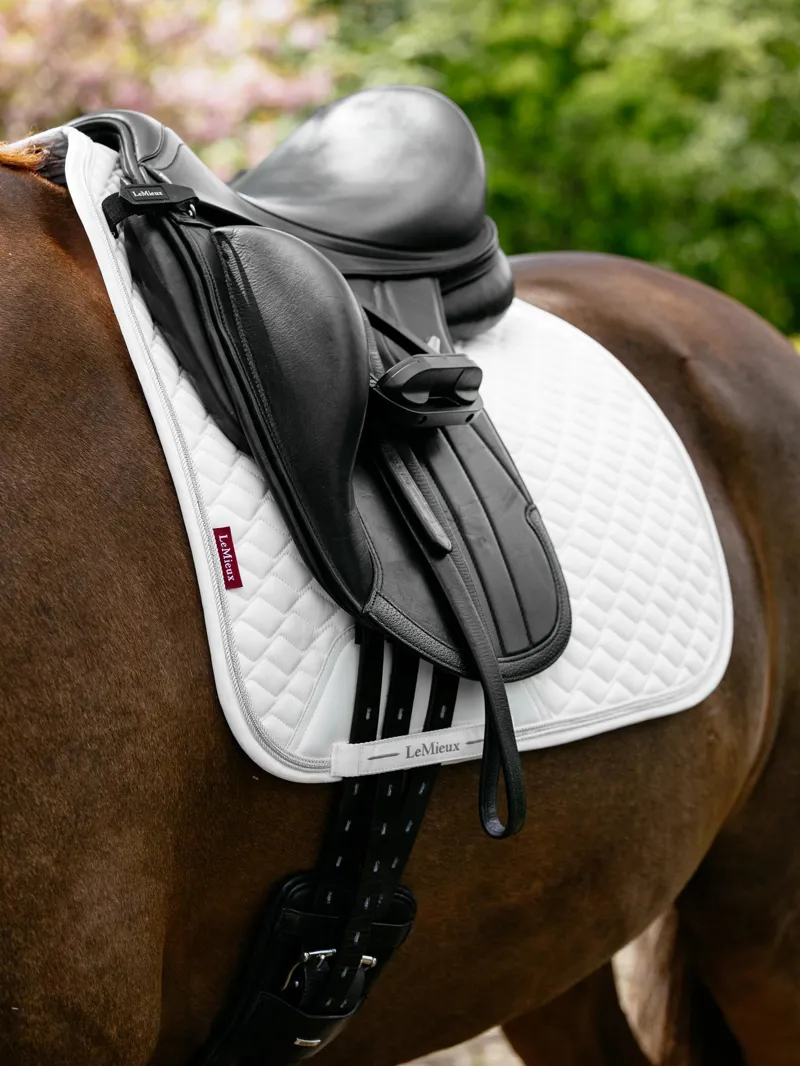 LeMieux Brilliance Dressage Square White-2