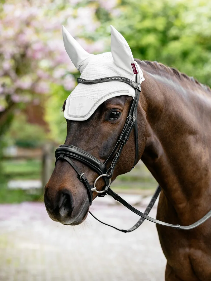 LeMieux Brilliance Fly Hood White-1