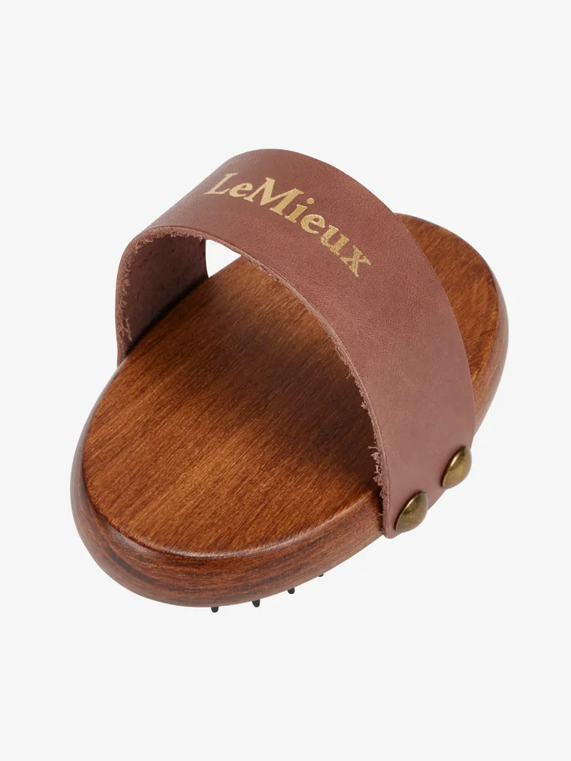 LeMieux Artisan Metal Curry Comb Brown-1