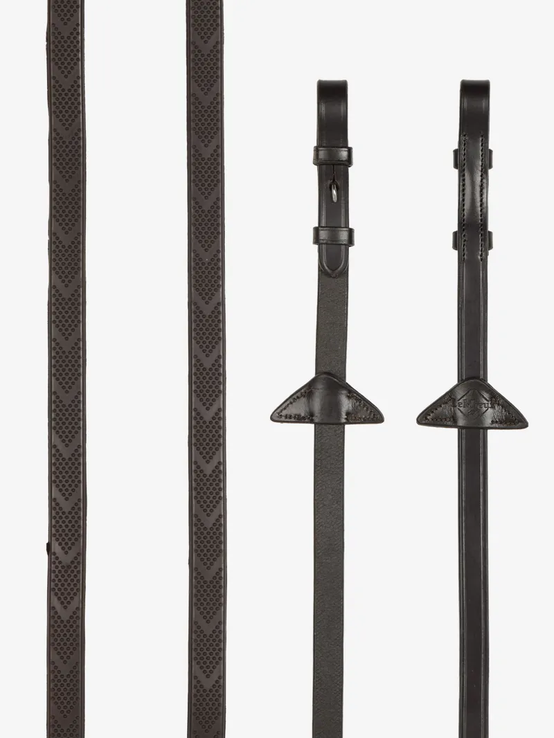 LeMieux Versa Grip Reins Brown