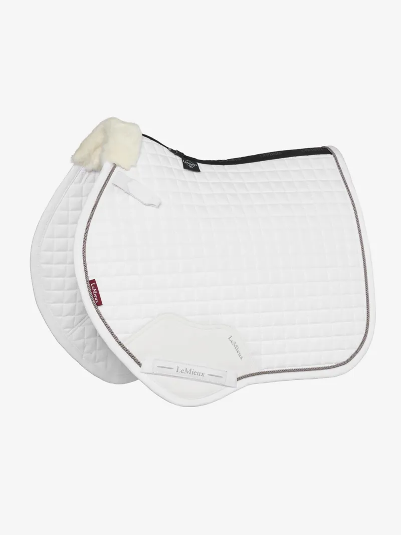 LeMieux Junior Pro Saddle Pad in White-1