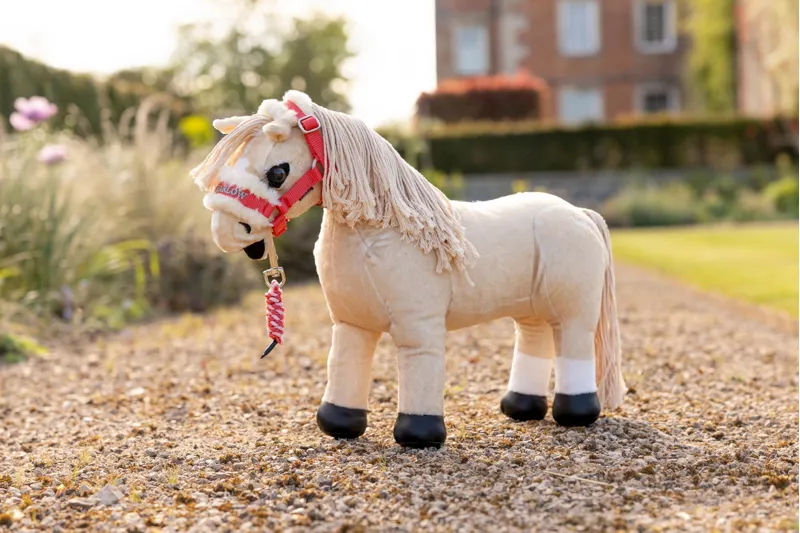 LeMieux Harlow Toy Pony Headcollar and Leadrope Coral Crush-2