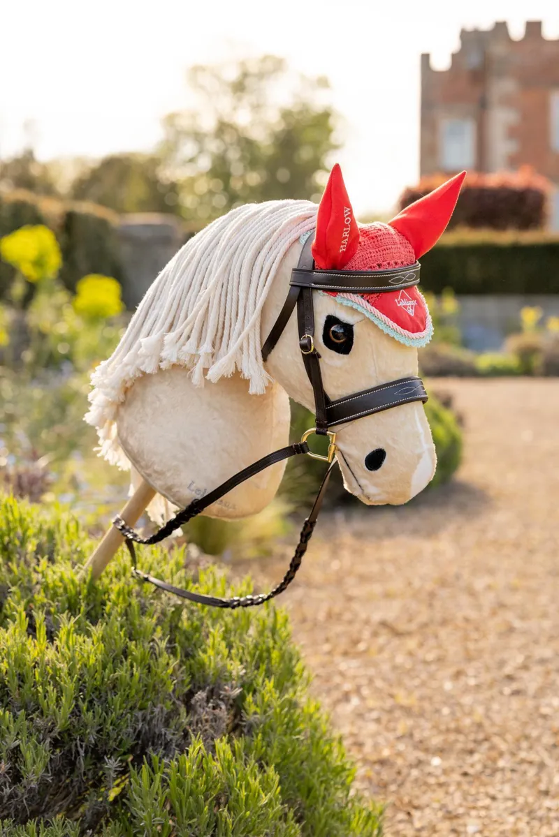 LeMieux Harlow Hobby Horse Fly Hood Coral Crush