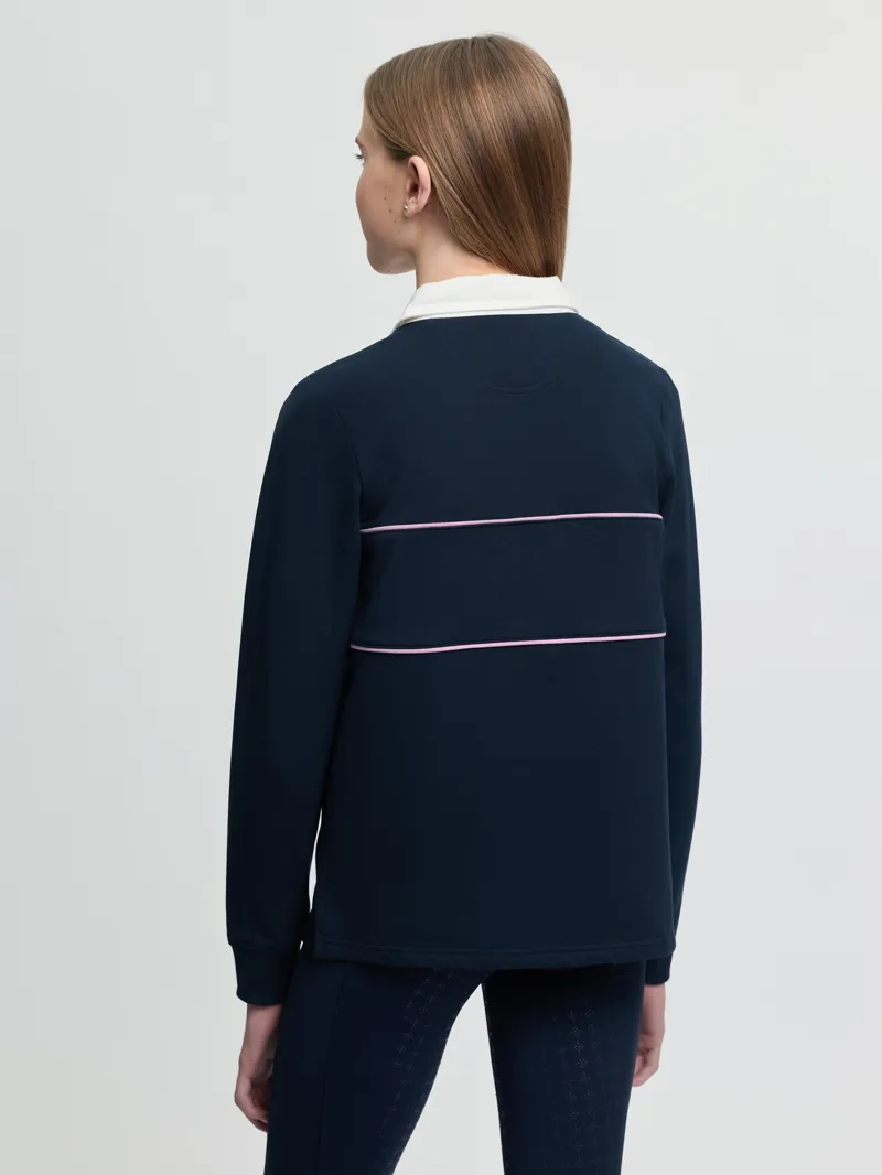 LeMieux Young Rider Riley Rugby Shirt in Navy-3