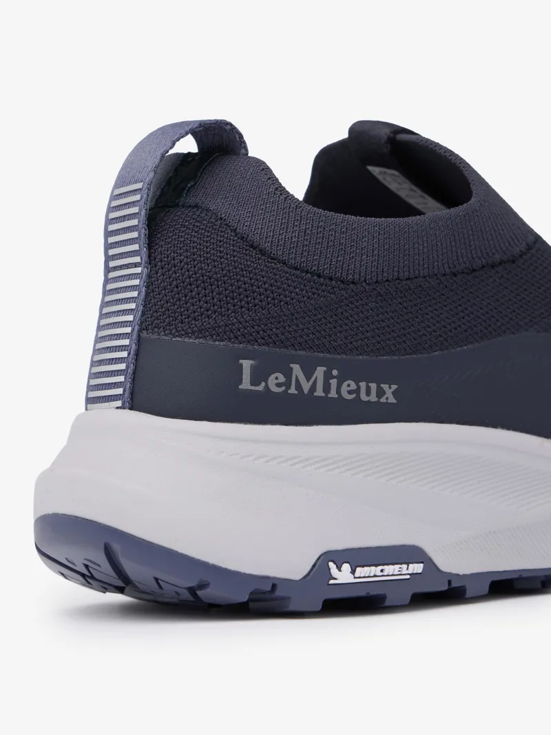 LeMieux Kanta Slip On Waterproof Trainers in Navy-3