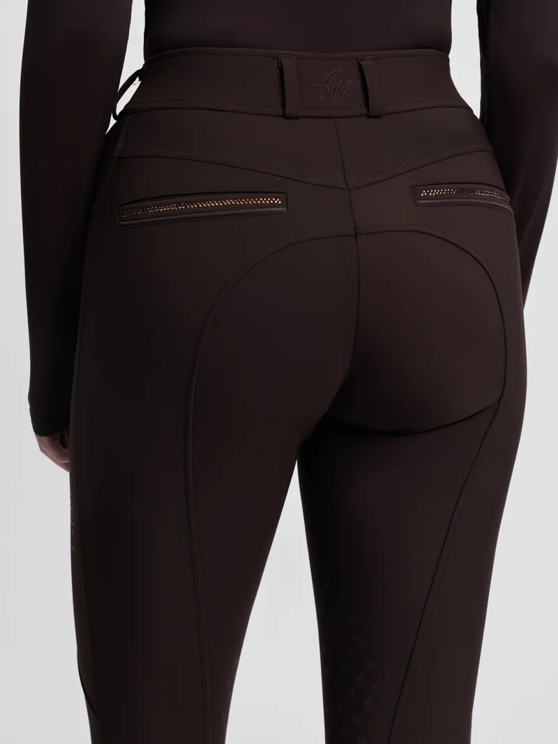 LeMieux Brilliance Knee Grip Breeches in Espresso-2