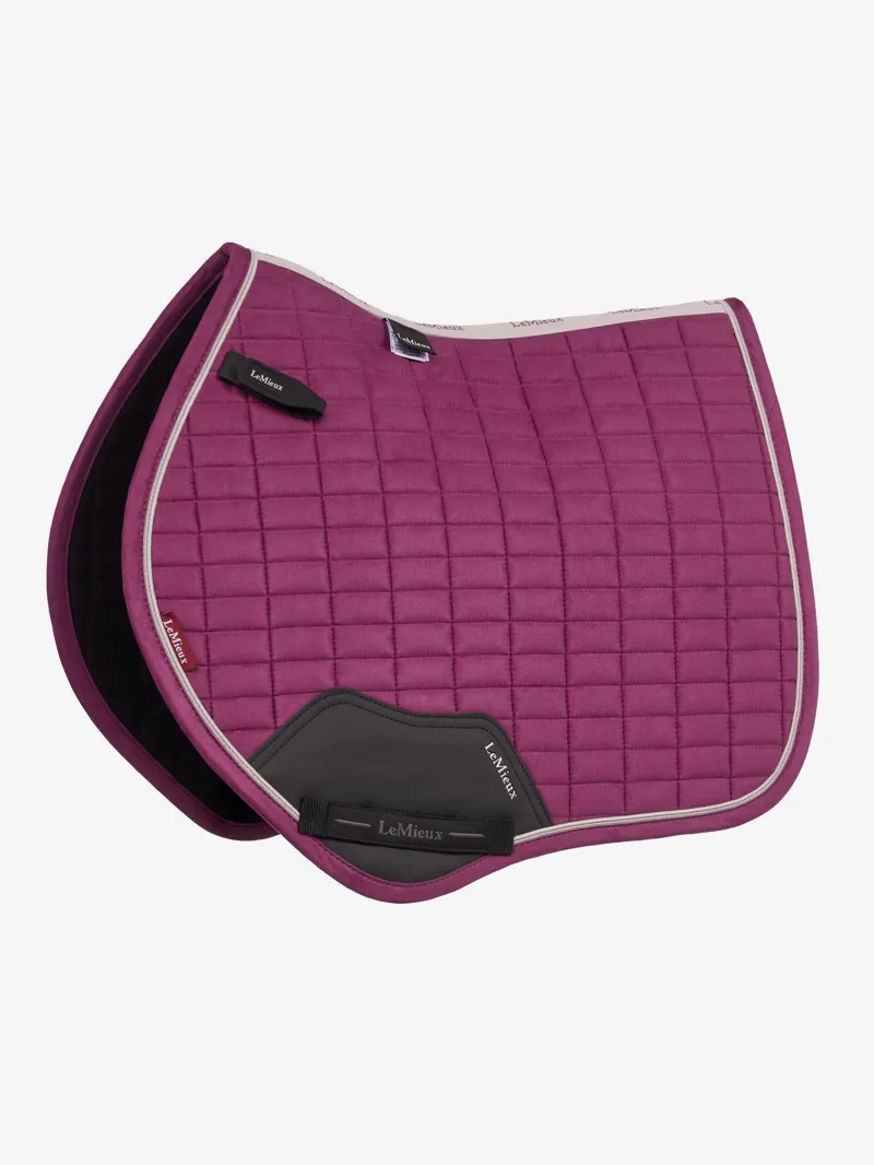 LeMieux Suede Close Contact Square in Blackberry