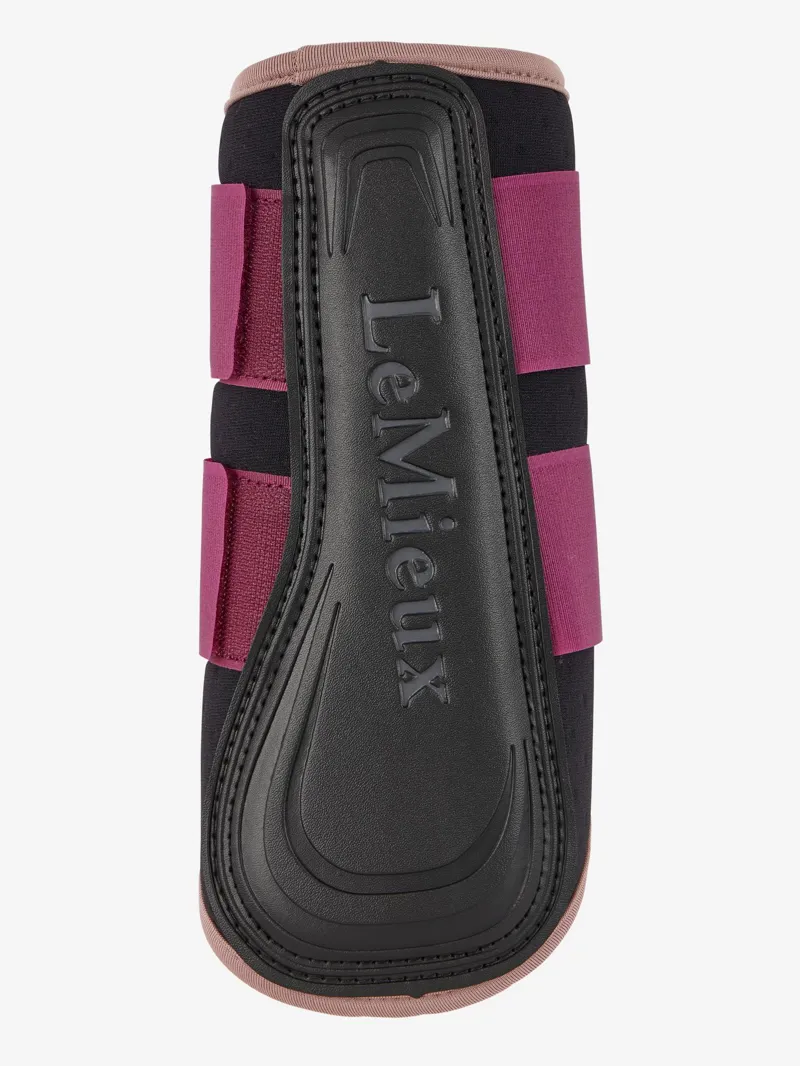 LeMieux Air-Tek Grafter Brushing Boots in Blackberry-2