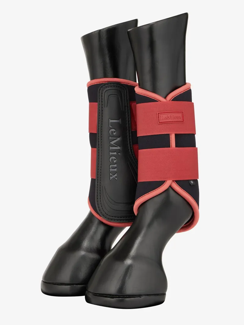 LeMieux Air-Tek Grafter Brushing Boots in Russet