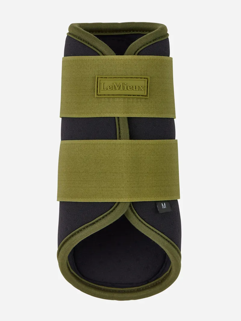 LeMieux Air-Tek Grafter Brushing Boots in Gooseberry-1