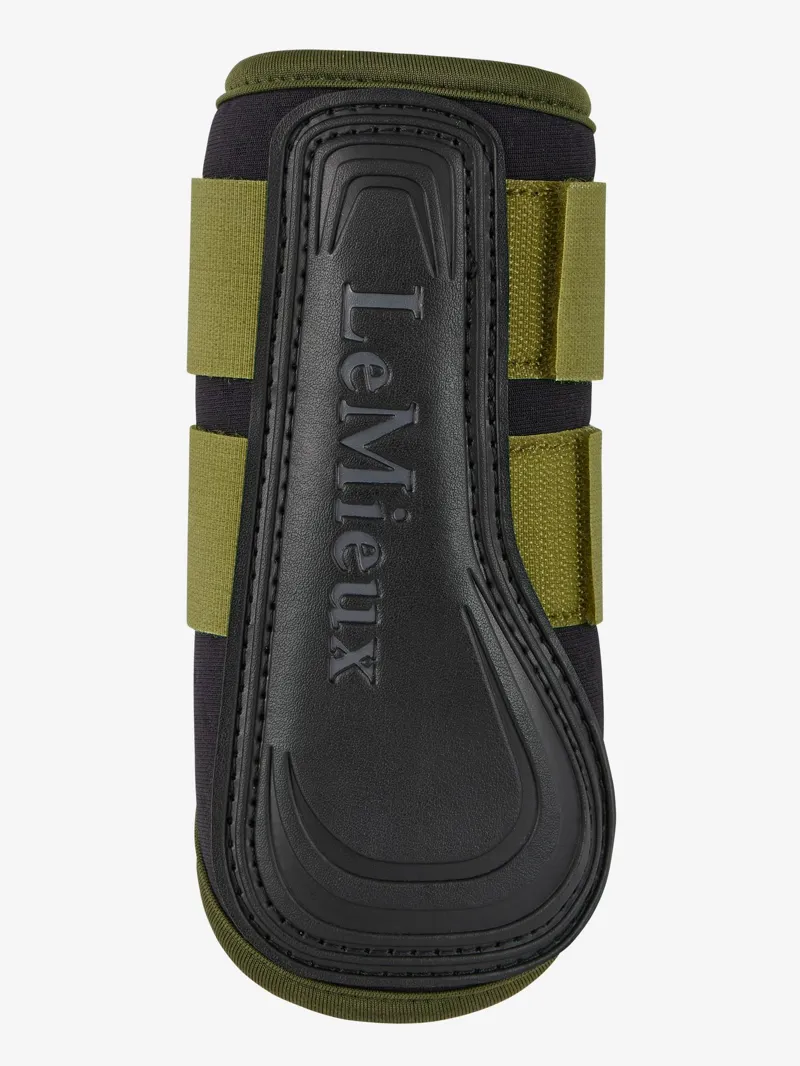 LeMieux Air-Tek Grafter Brushing Boots in Gooseberry-2