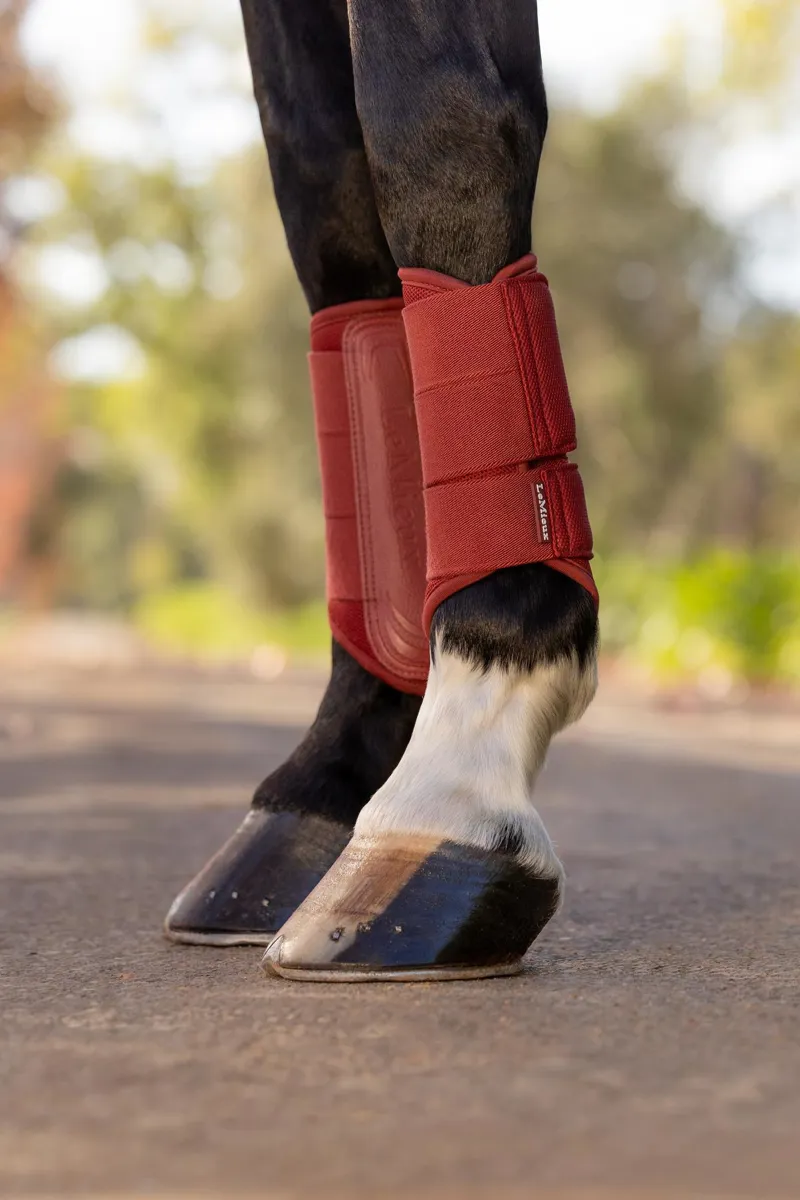  LeMieux Arika Mesh Brushing Boots in Russet-3