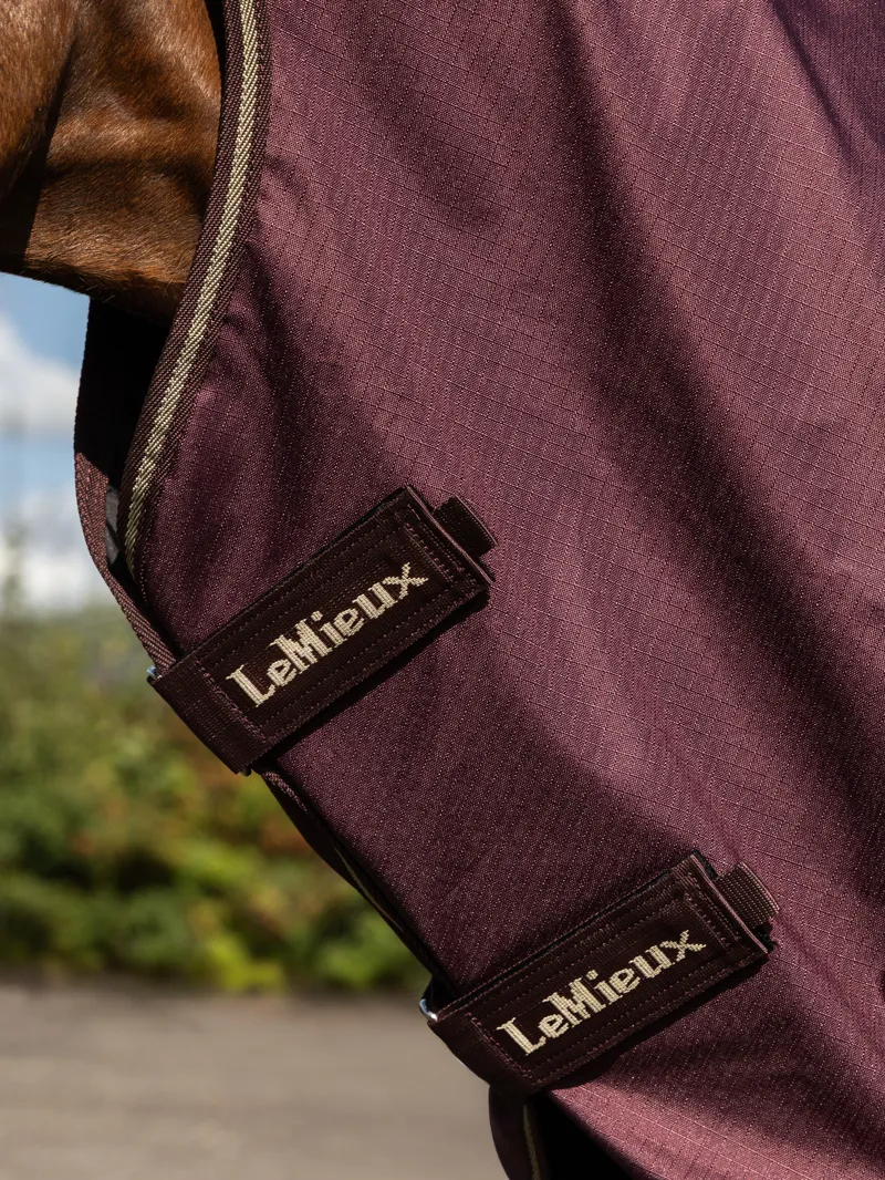 LeMieux Arika Ripstop 100g Turnout Rug in Bramble-2