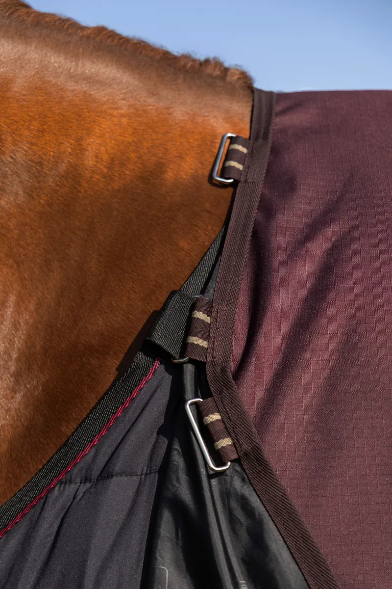 LeMieux Arika Ripstop 100g Turnout Rug in Bramble-3
