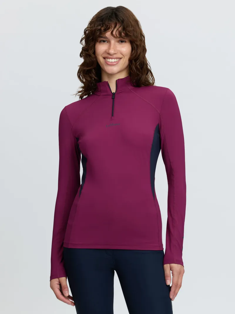 LeMieux Classique Base Layer in Blackberry-1