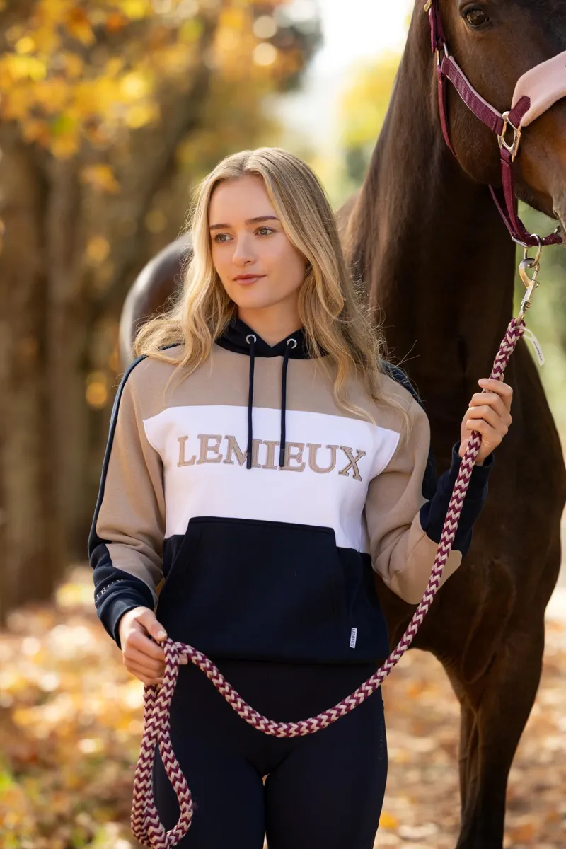 LeMieux Kadie Colour Block Hoodie in Navy-5
