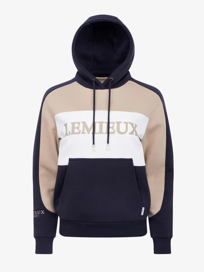 LeMieux Kadie Colour Block Hoodie in Navy