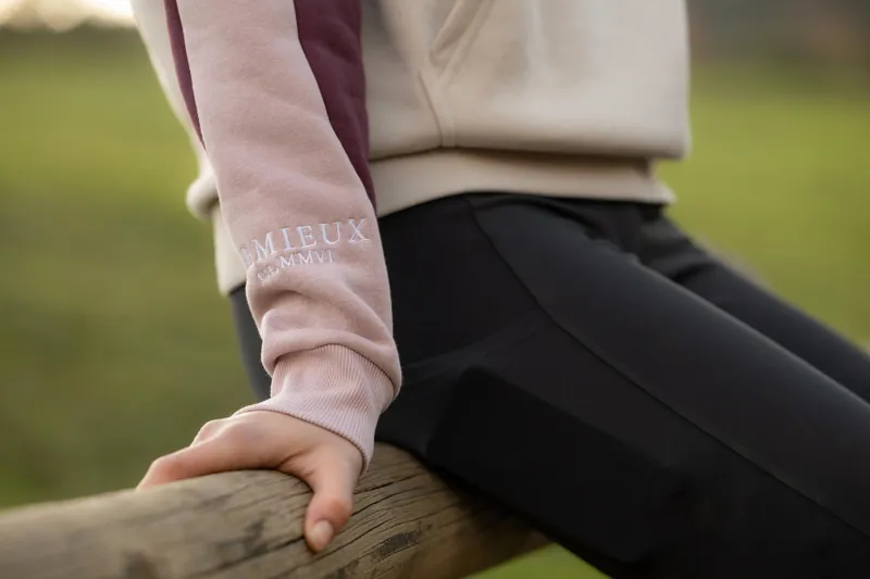 LeMieux Kadie Colour Block Hoodie in Wild Rose-5