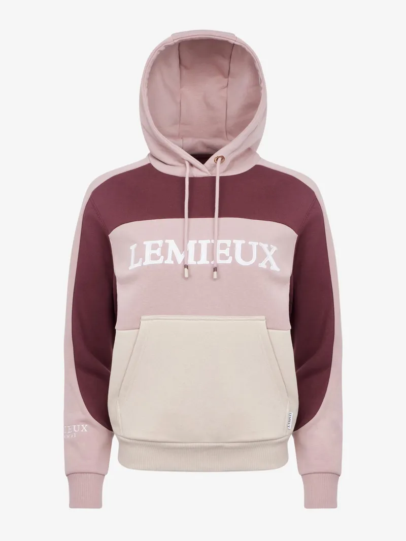 LeMieux Kadie Colour Block Hoodie in Wild Rose